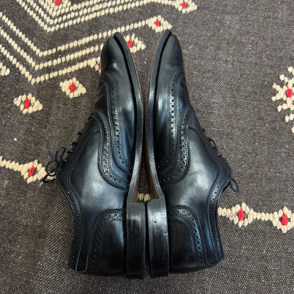 Allen Edmonds Hendrix Leather Oxford Black Sz 14E Wide